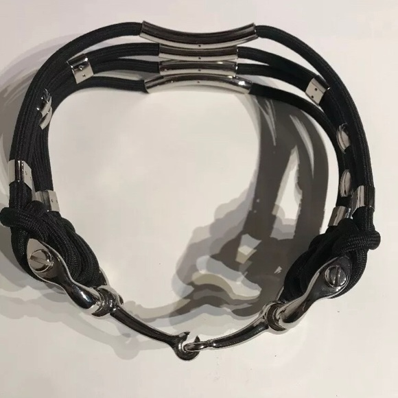 ‼️SOLD‼️Authentic Black Gucci Rope  Waist Belt - Picture 3 of 4